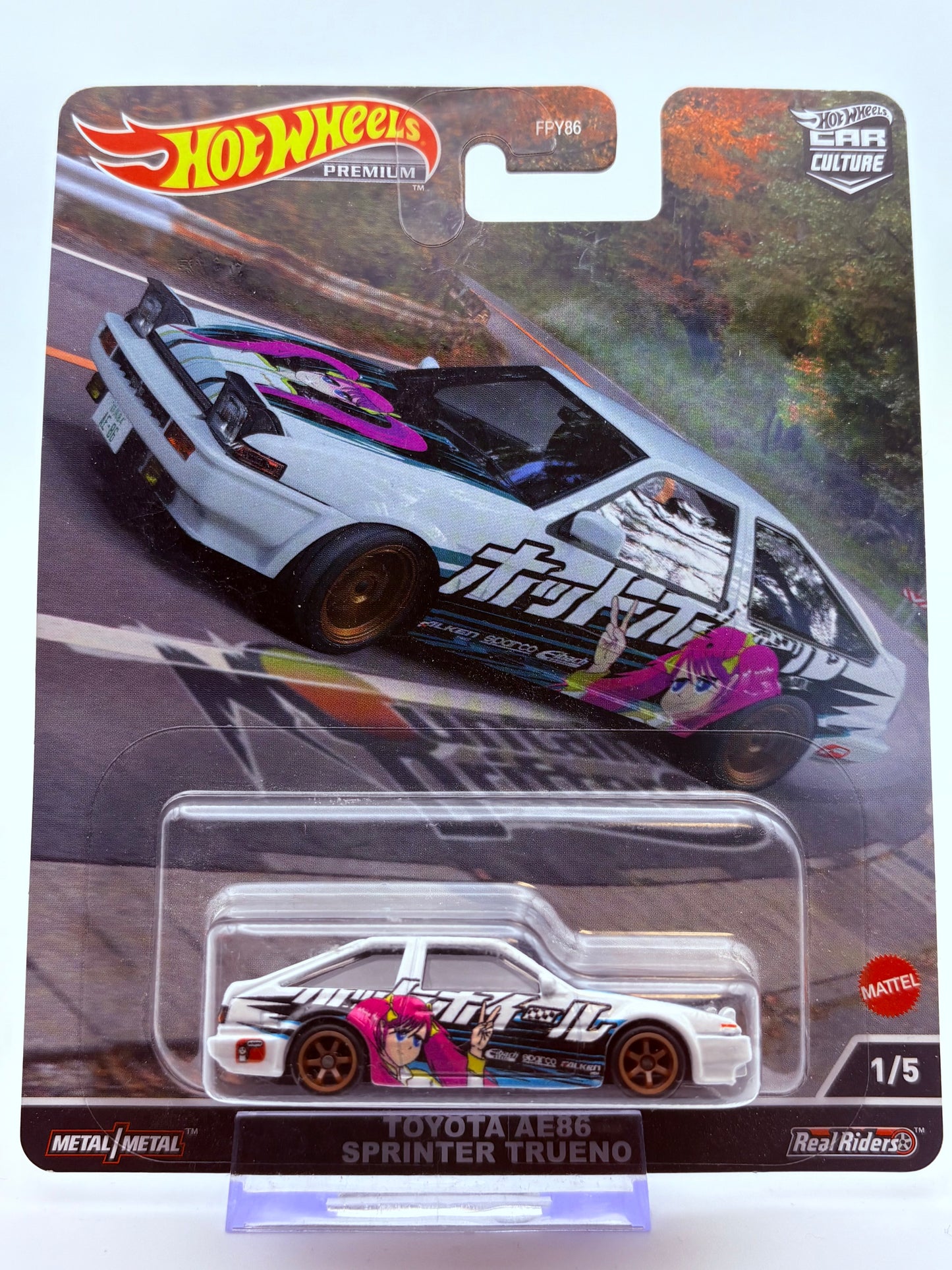 Hot Wheels Toyota AE86 Sprinter Trueno „ Mountain Drifters“ inkl. Protector
