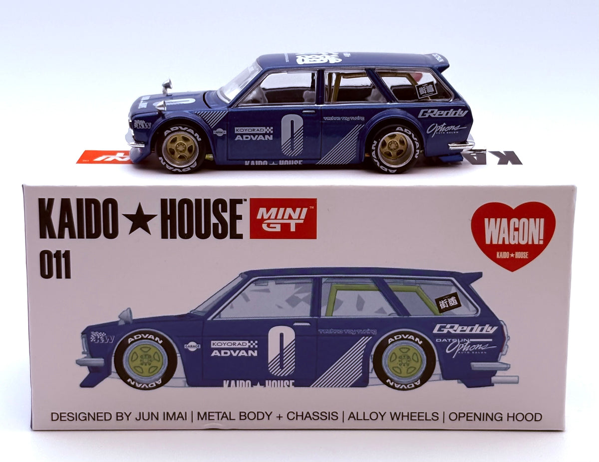 MINI GT KAIDO HOUSE DATSUN 510 WAGON #11 unsealed
