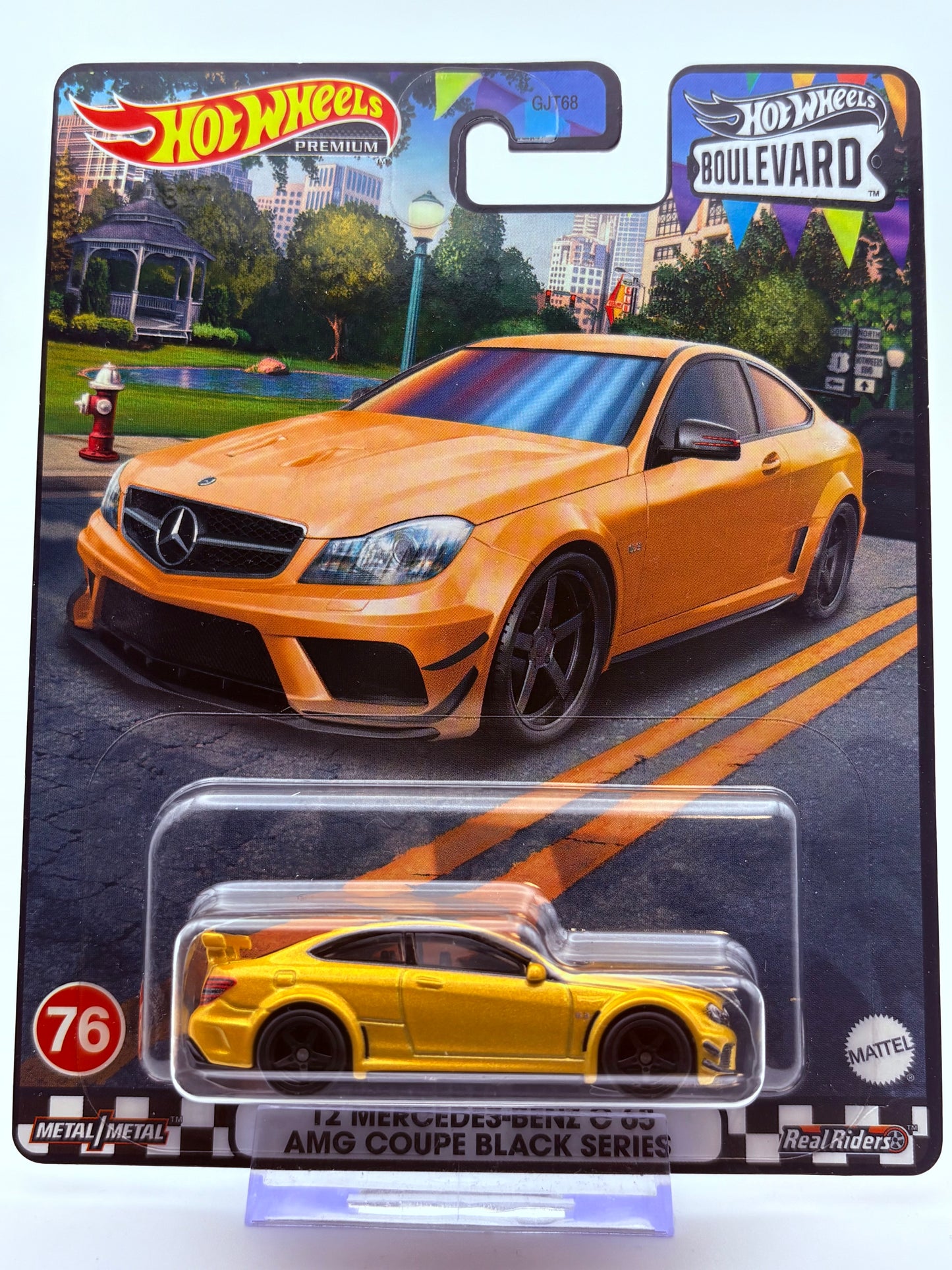 Hot Wheels 12ˋ Mercedes-Benz C63 Black Series Boulevard # 76 inkl. Protector