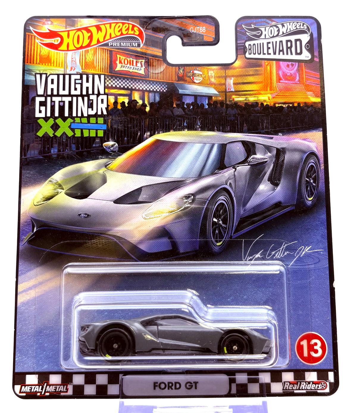 Hot Wheels Ford GT „Boulevard #13“ inkl. Protector