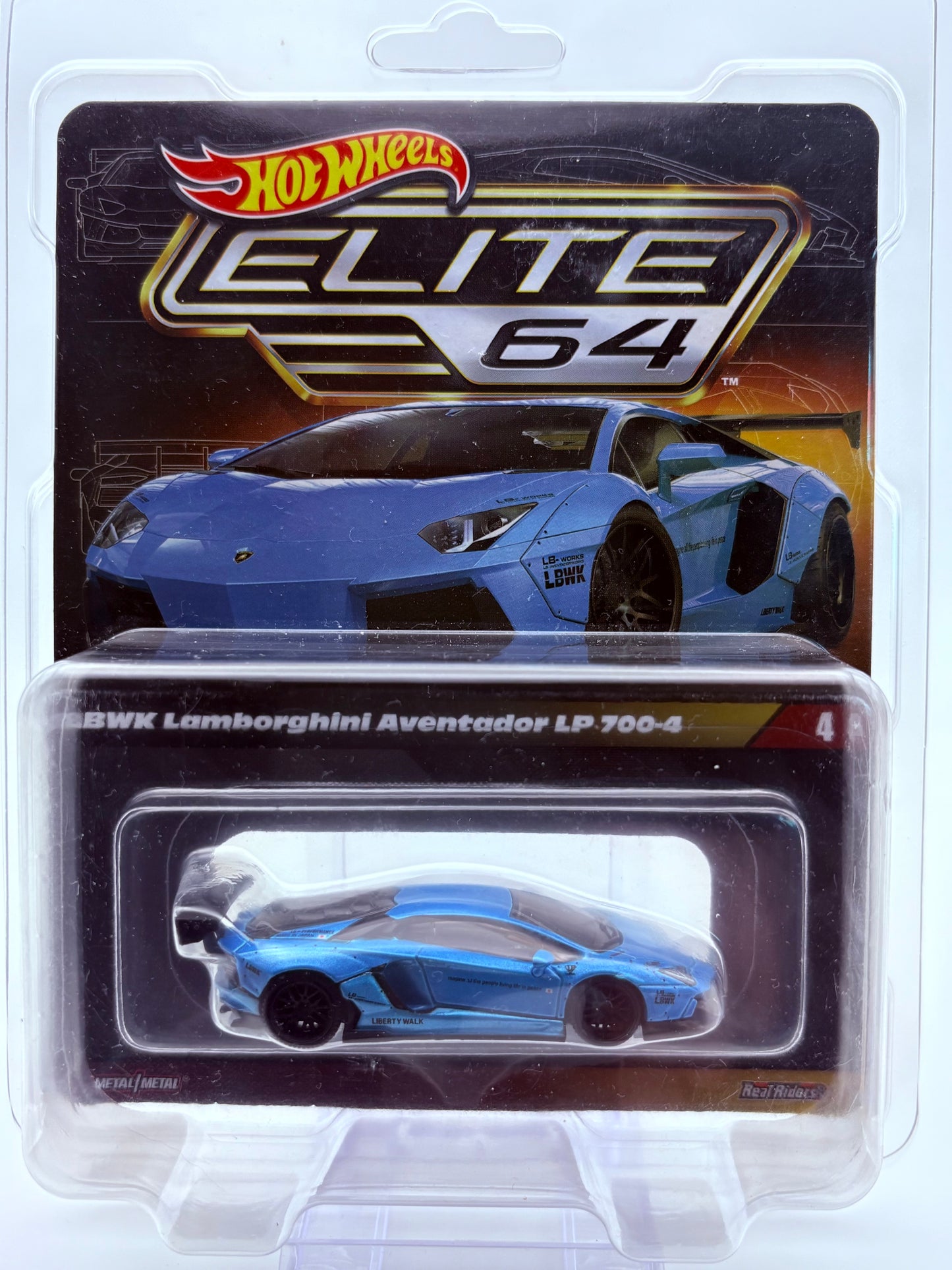 Hot Wheels LBWK Lamborghini Aventador LP700-4 Elite64