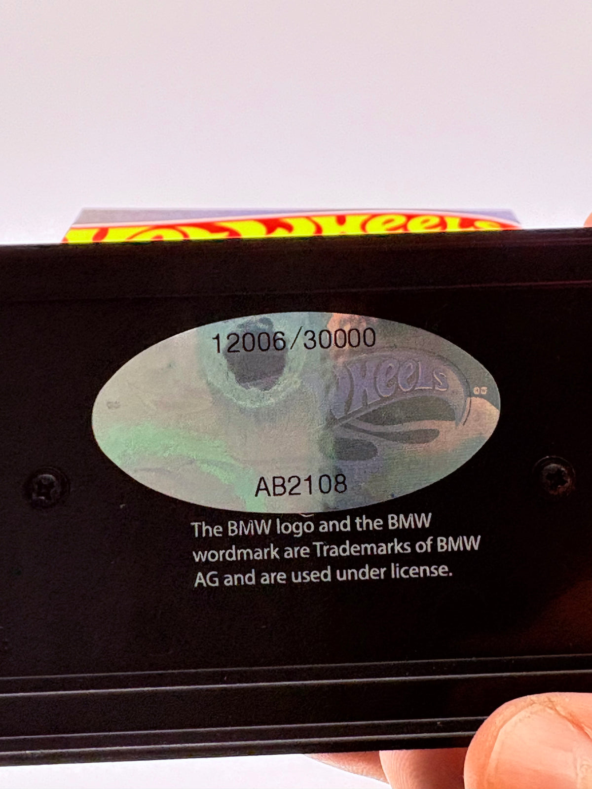 Hot Wheels 1991 BMW M3 RLC unsealed- 12006/30000