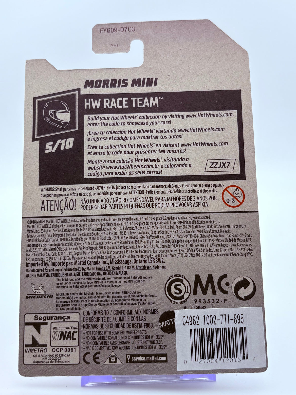 Hot Wheels Morris Mini STH inkl. Protector