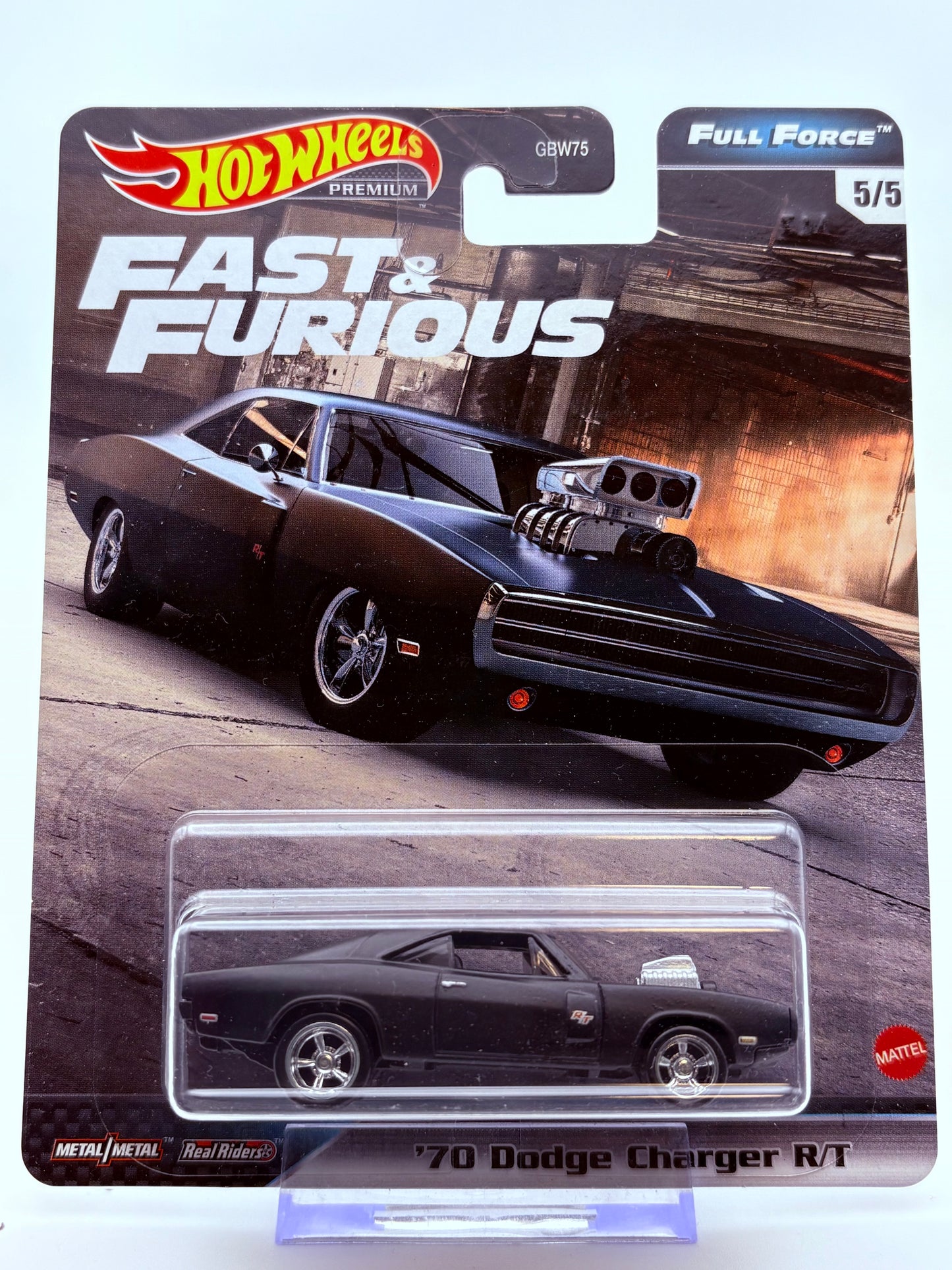 Hot Wheels 70‘ Dodge Charger R/T Fast & Furious Inkl. Protector