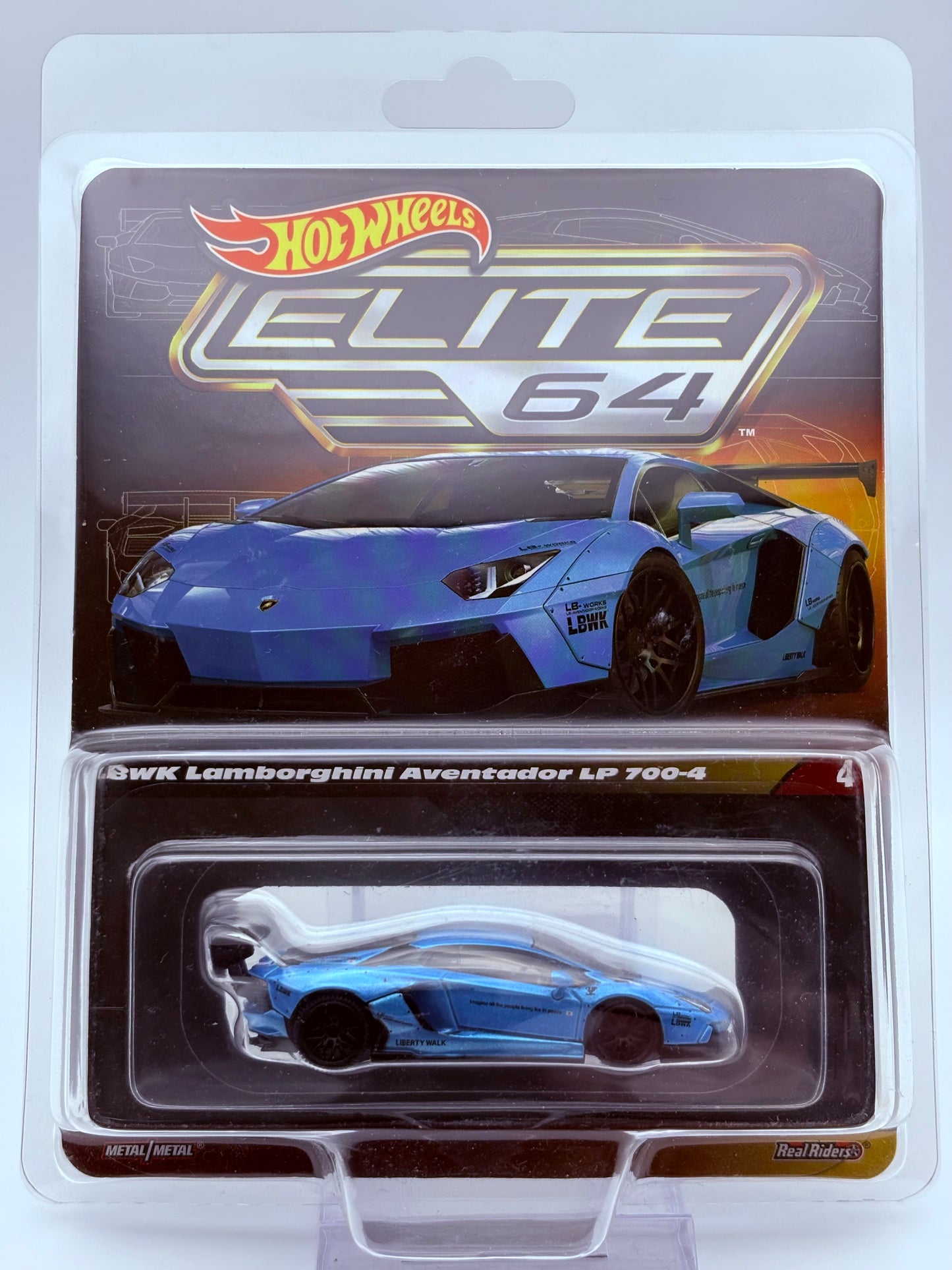 Hot Wheels Lamborghini Aventador LBWK Elite64