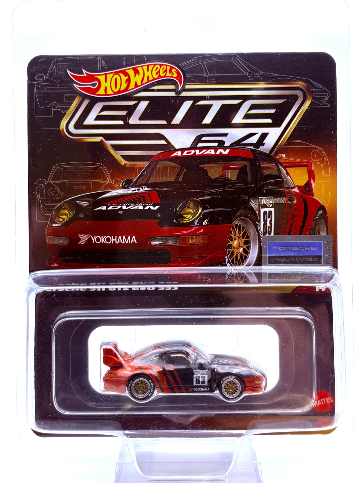 Hot Wheels Porsche 993 GT2 Evo „Elite64“ inkl. Protector