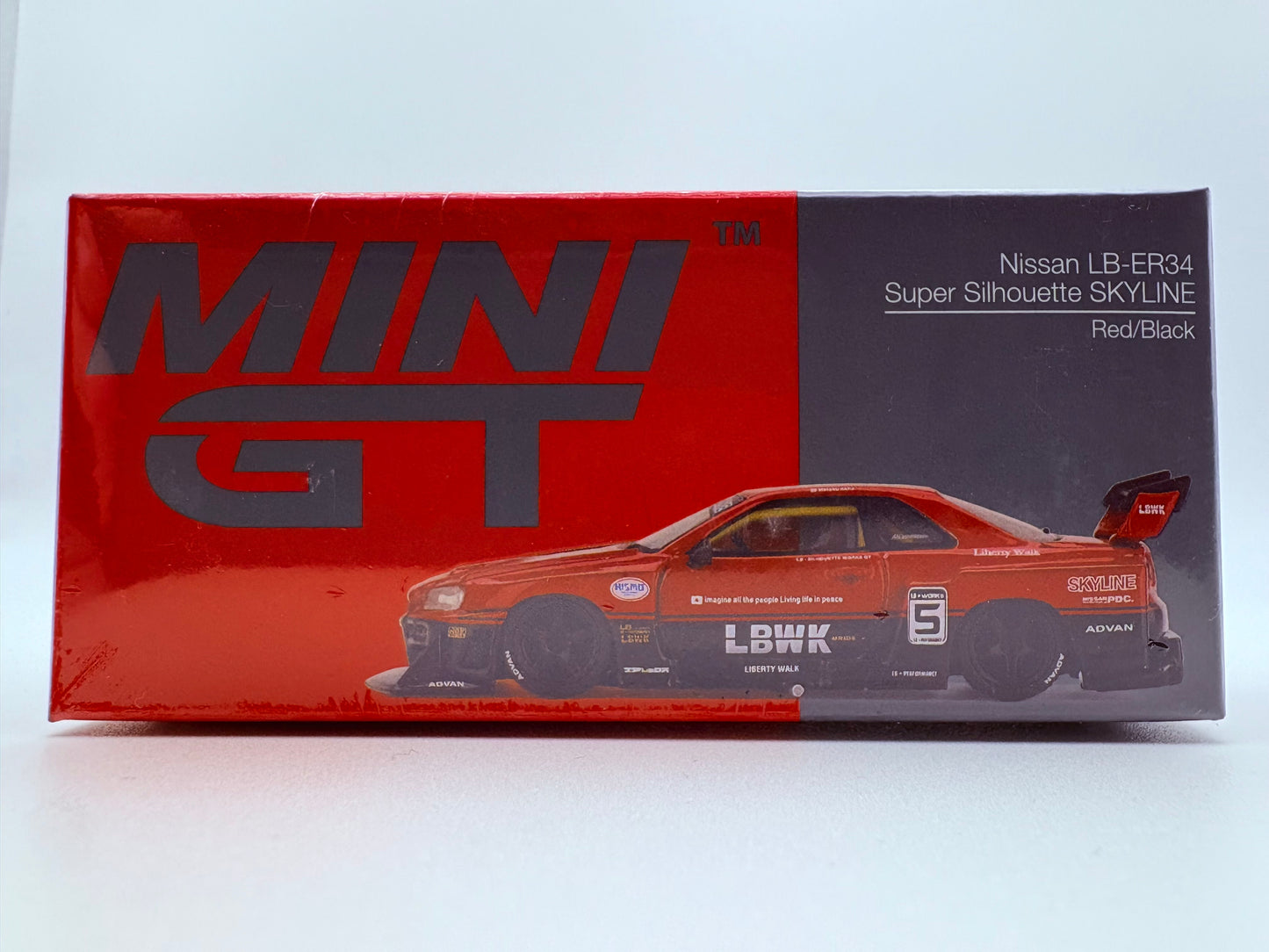 Mini GT Nissan LB-ER34 Super Silhouette Skyline