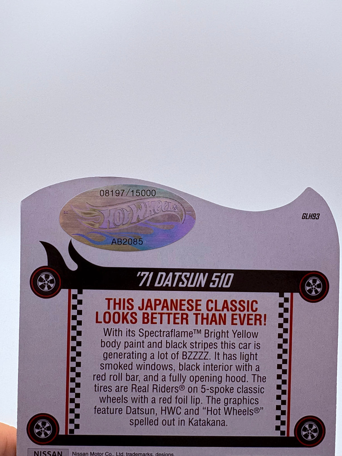Hot Wheels 71ˋ Datsun 510 RLC, 8197 / 15000