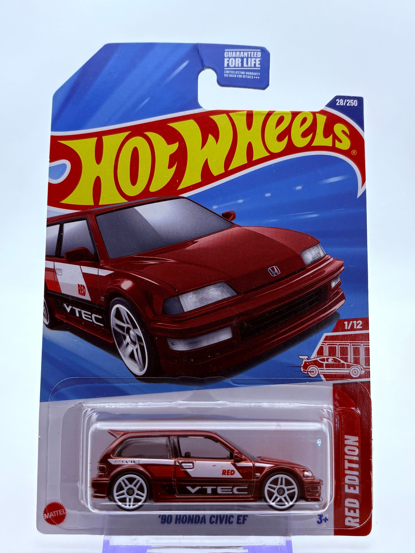 Hot Wheels 90ˋ Honda Civic EF „Red Edition“ US-Exclusive