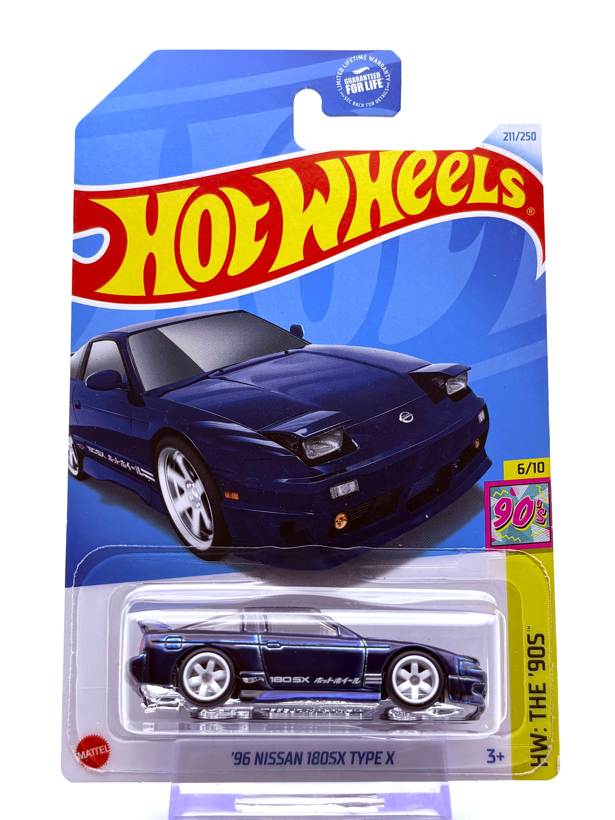 Hot Wheels 96ˋ Nissan 180SX Type X STH inkl. Protector