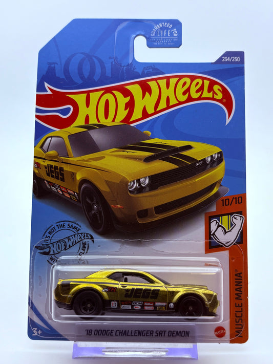 Hot Wheels 18‘ Dodge Challenger SRT Demon STH inkl. Protector