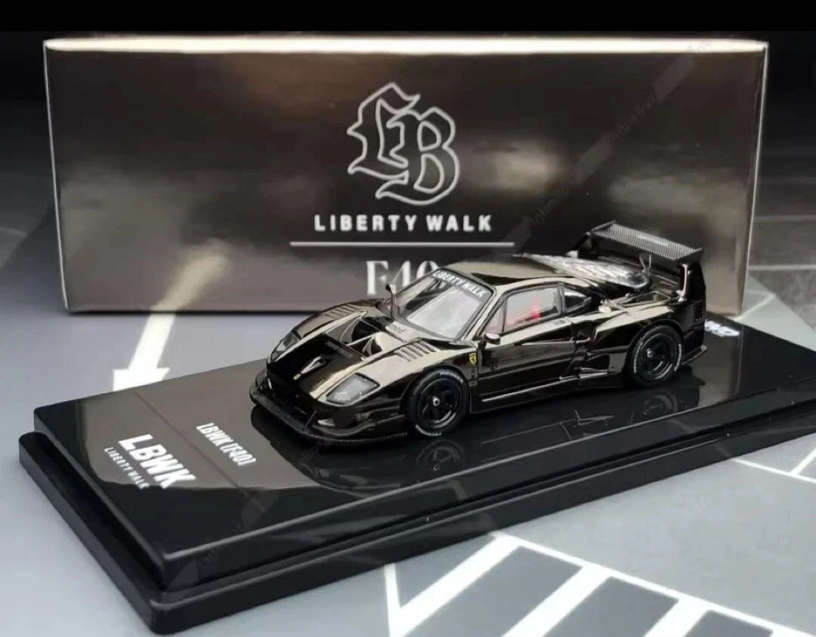 Inno64 LBWK Ferrari F40 Chrome Black