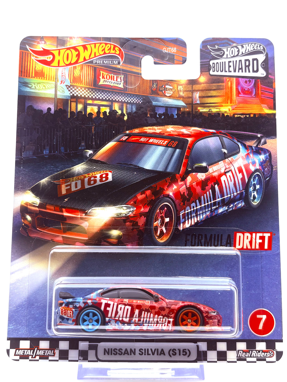Hot Wheels Nissan Silvia (S15) „Boulevard #7“ inkl. Protector