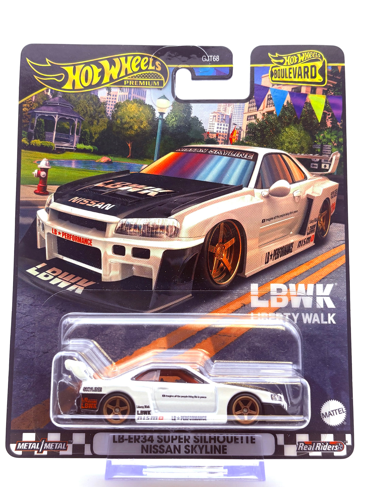 Hot Wheels LB-ER34 Super Silhouette Nissan Skyline Boulevard #70 inkl. Protector