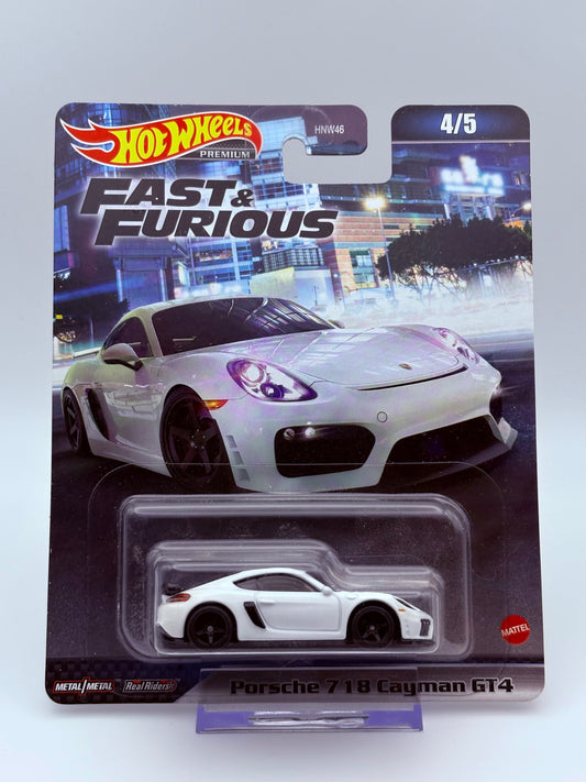 Hot Wheels Porsche 719 Cayman GT4 Fast&Furious