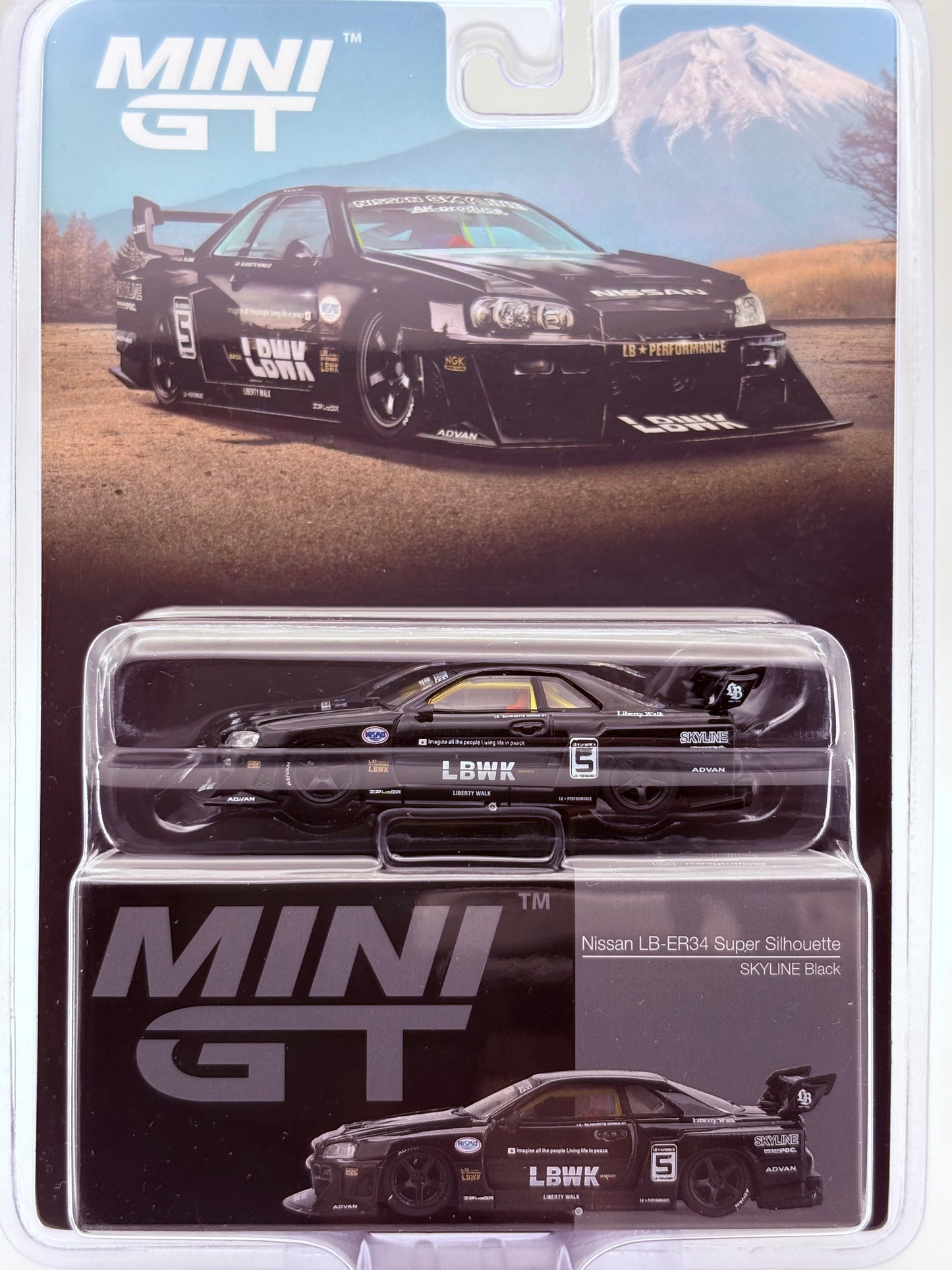 Mini GT Nissan LB-ER 34 Super Silhouette