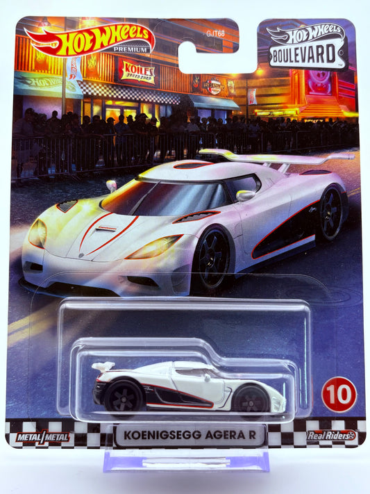 Hot Wheels Koenigsegg Agera R Boulevard #10 inkl. Protector