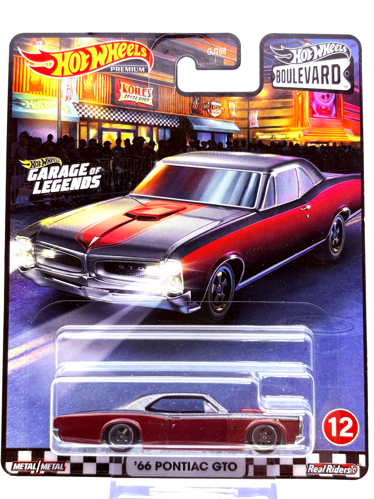 Hot Wheels 66‘ Pontiac GTO „Boulevard #12“ inkl. Protector