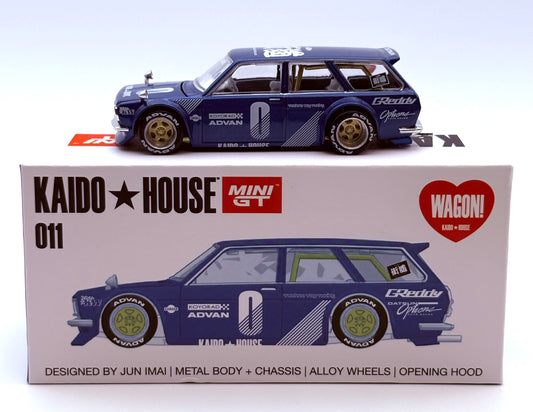 MINI GT KAIDO HOUSE DATSUN 510 WAGON #11 unsealed