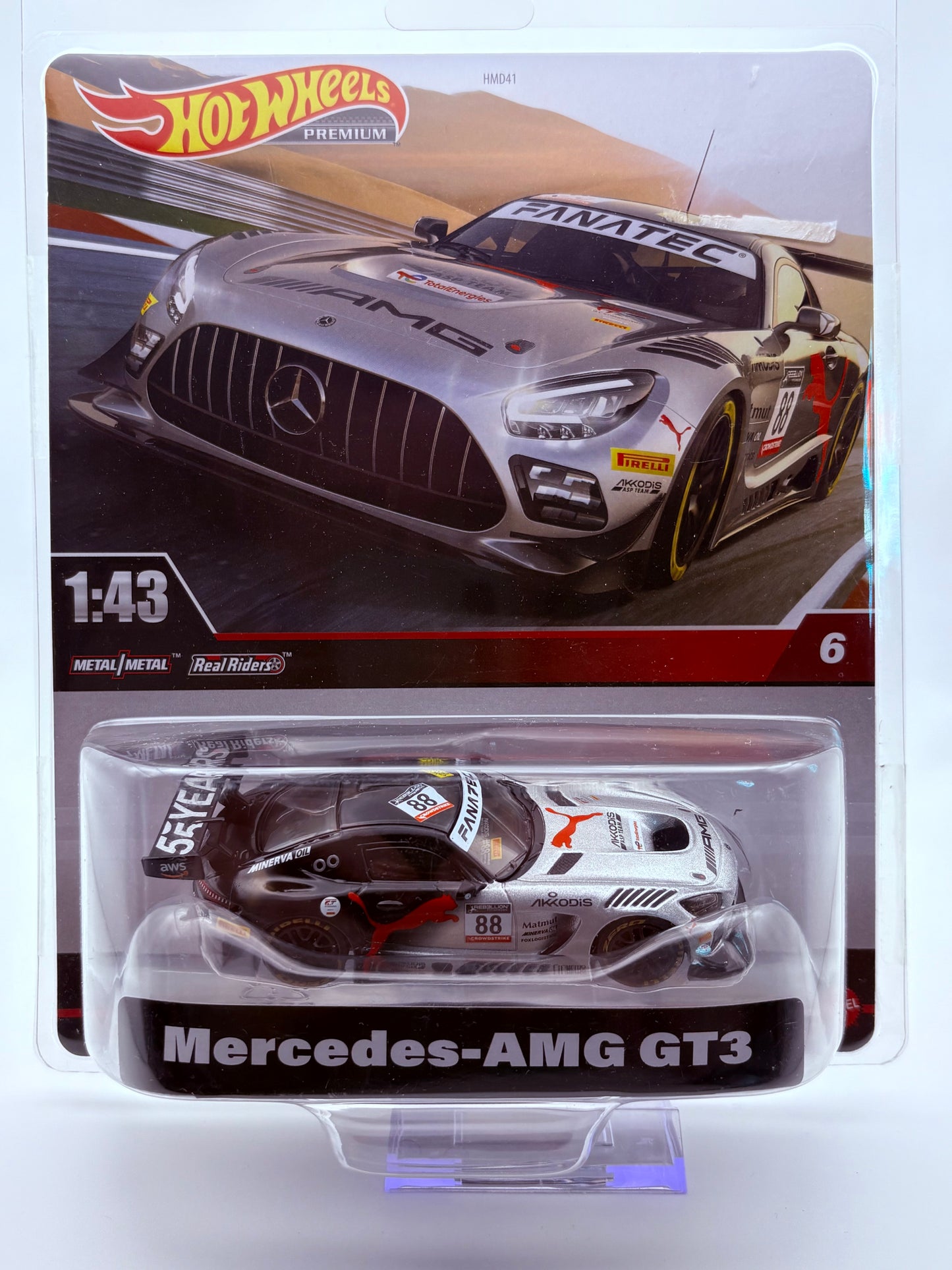 Hot Wheels Mercedes AMG GT3 1:43