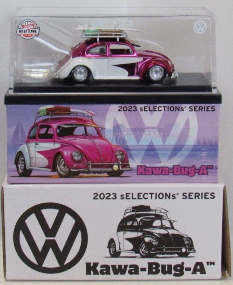 Hot Wheels Collectors RLC Exclusive sELECTIONs 2023 VW Käfer Kawa-Bug-Pink