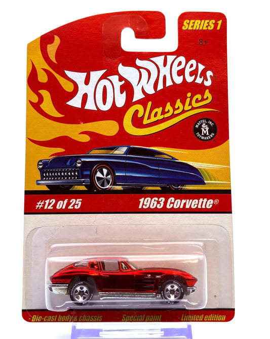 Hot Wheels Classic 1963 Corvette inkl. Protector