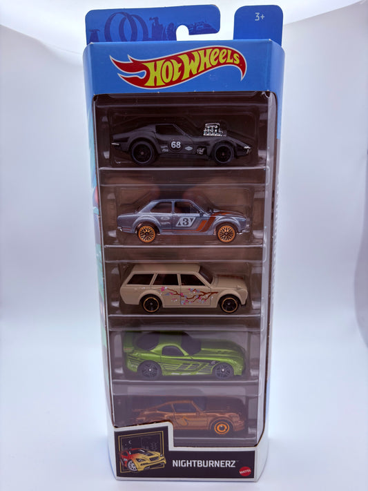 Hot Wheels 5 Pack Nightburnerz 2021