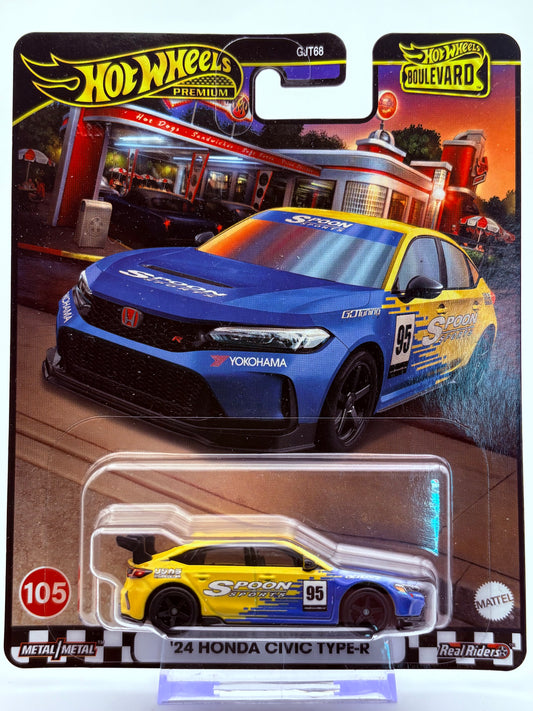 Hot Wheels 24 Honda Civic Type R Boulevard #105