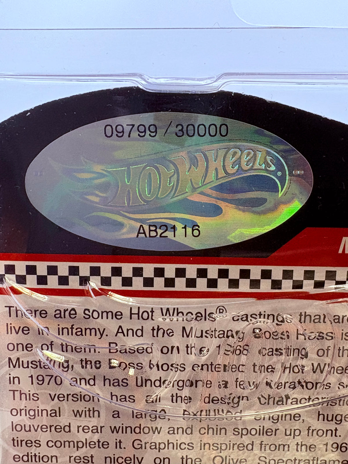Hot Wheels RLC Mustang Boss Hoss - 9799 / 30000