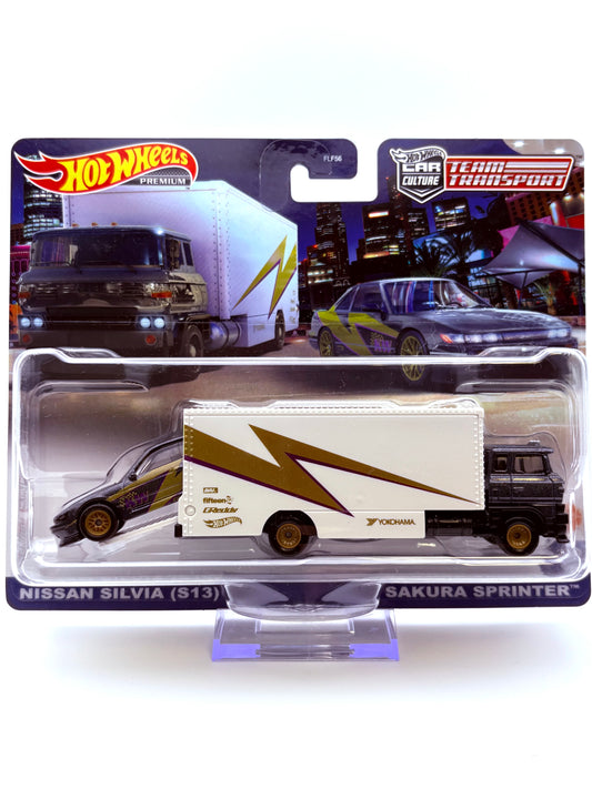 Hot Wheels Premium Team Transport Nissan Silvia (S13)