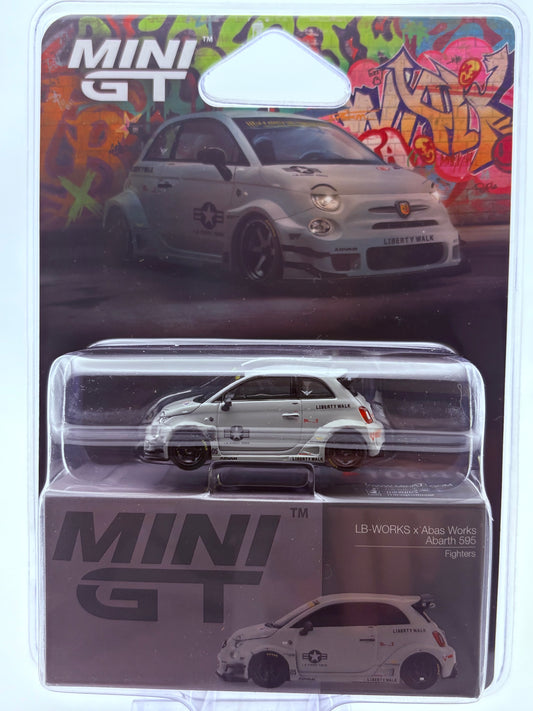 Mini GT LB-Works x Abas Works Abarth 595 #995