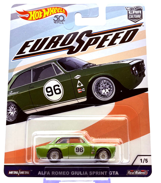 Hot Wheels Alfa Romeo Giulia Sprint GTA „Euro Speed“ inkl. Protector