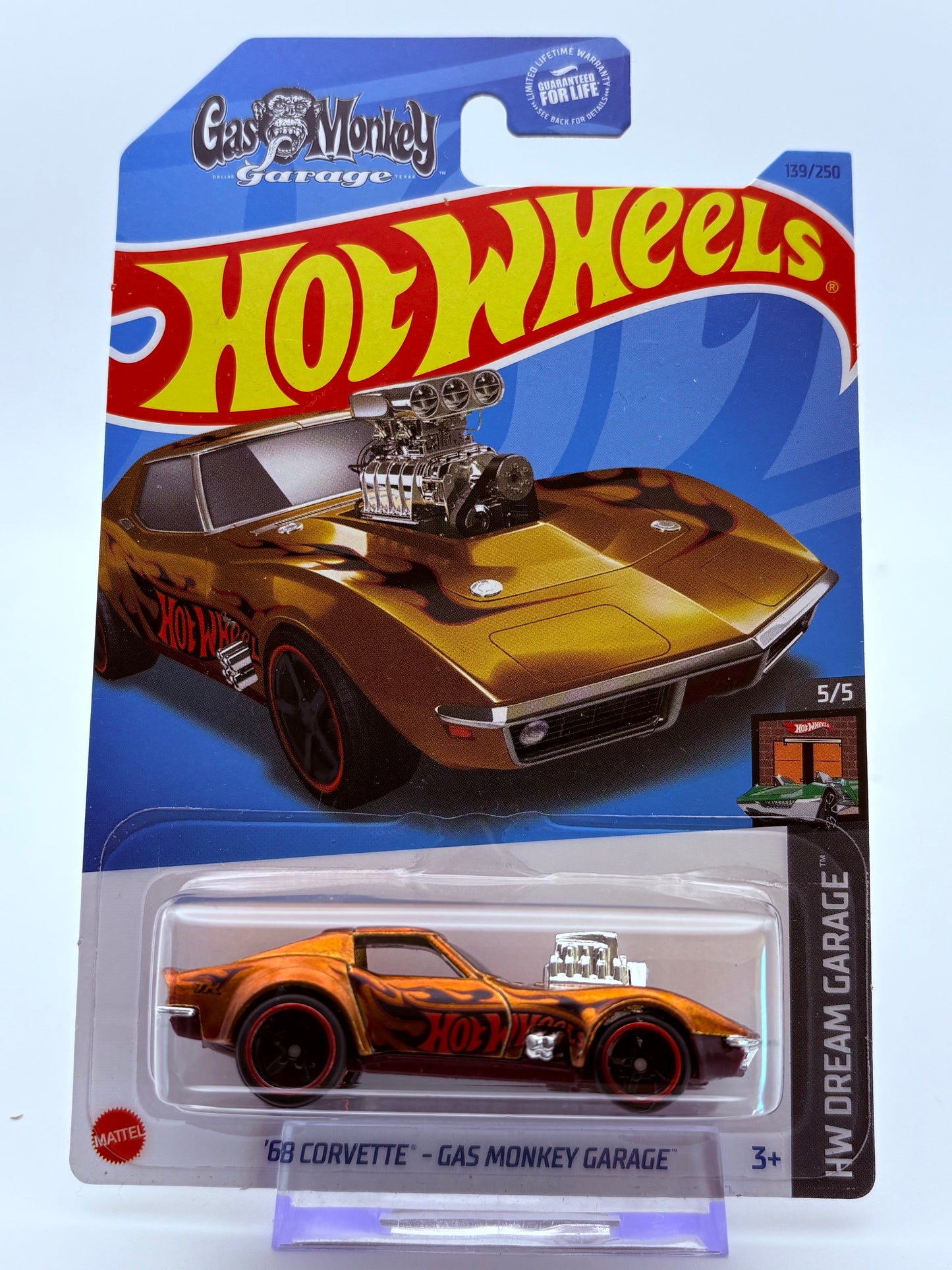 Hot Wheels 68ˋ Corvette - Gas Monkey Garage STH inkl. Protector
