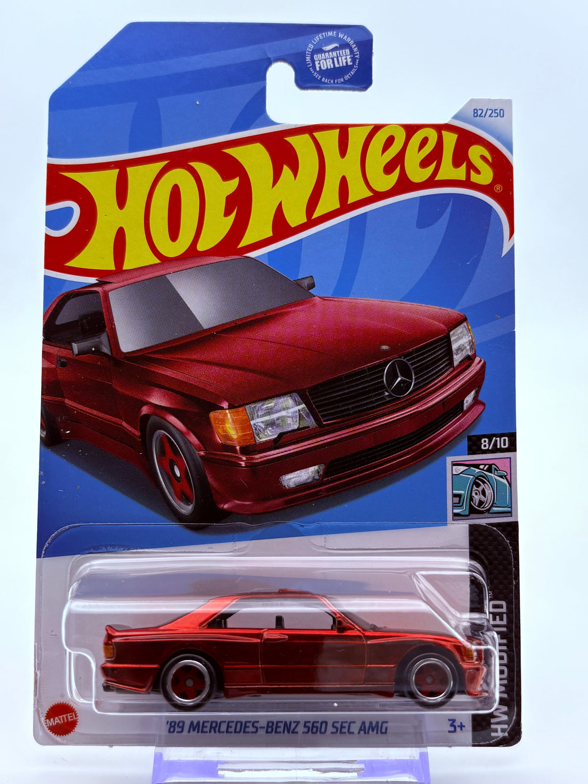 Hot Wheels 89ˋ Mercedes-Benz 560 SEC AMG STH inkl. Protector