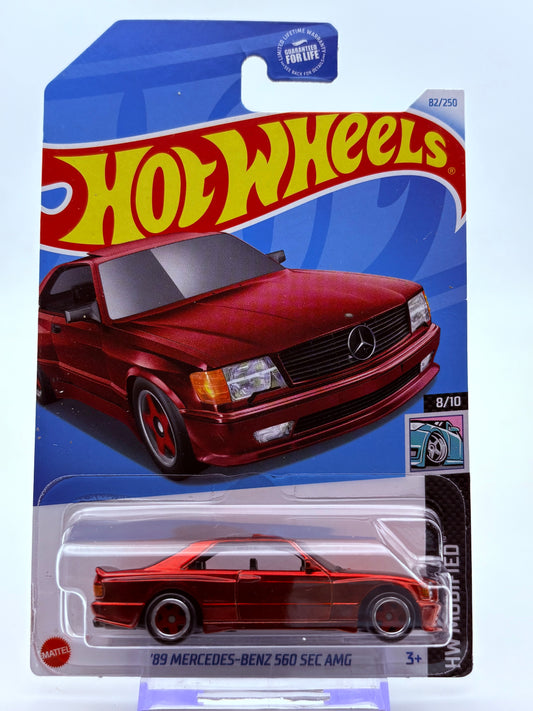 Hot Wheels 89ˋ Mercedes-Benz 560 SEC AMG STH inkl. Protector