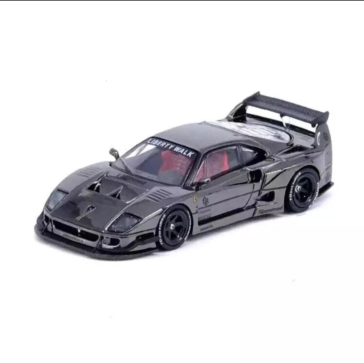 Inno64 LBWK Ferrari F40 Chrome Black