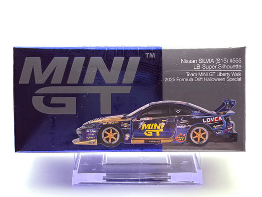 Mini GT #1185 - Nissan LB-Super Silhouette S15 SILVIA #555