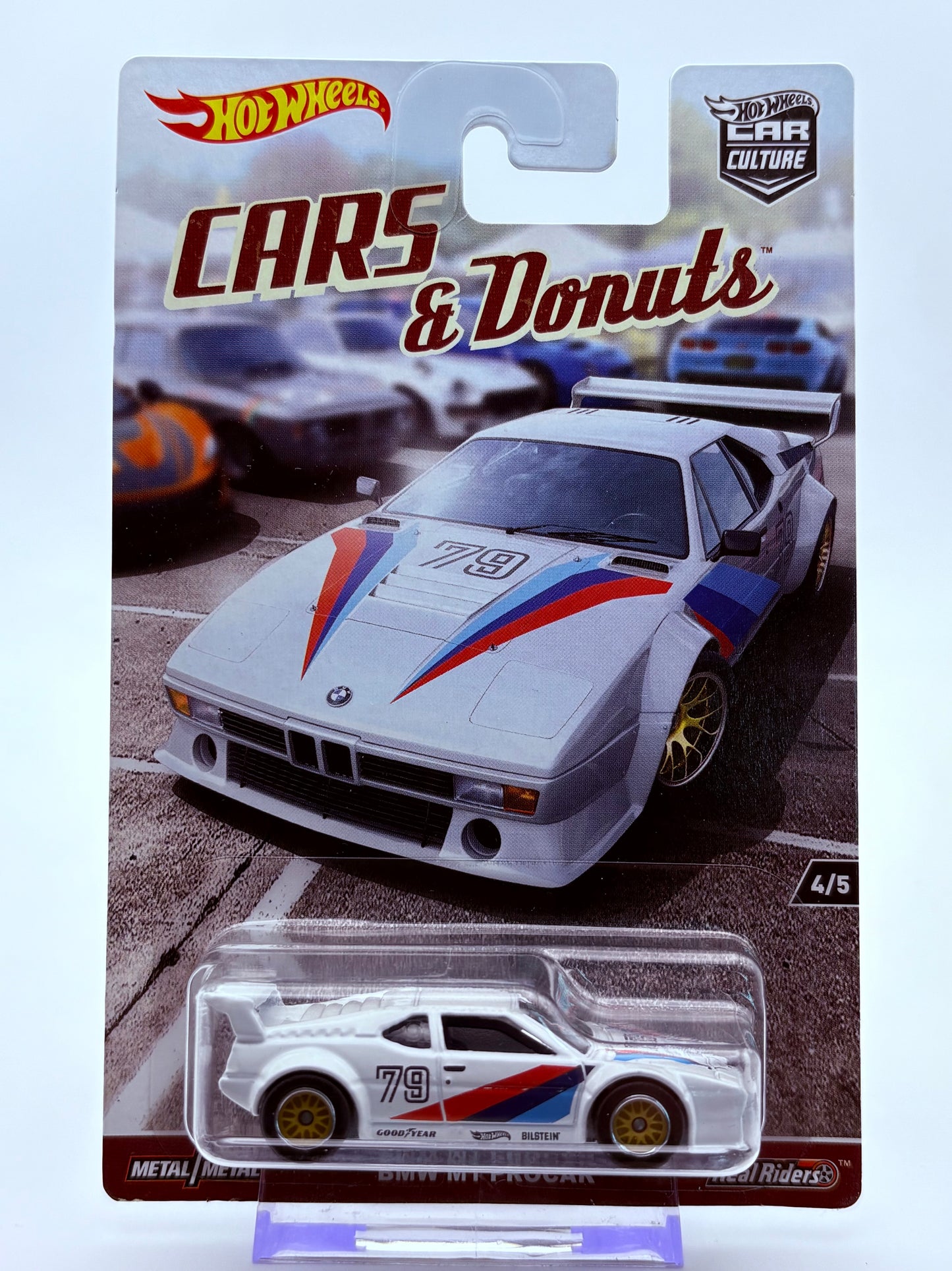 Hot Wheels BMW M1 Procar Cars & Donuts inkl. Protector