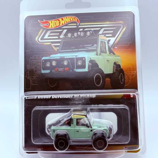 Hot Wheels Land Rover Defender 90 Pickup Elite 64